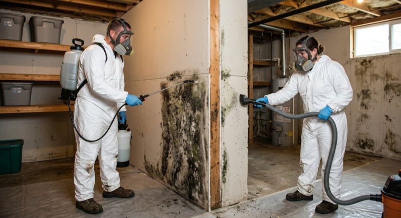 Basement Mold Remediation in Frisco, TX