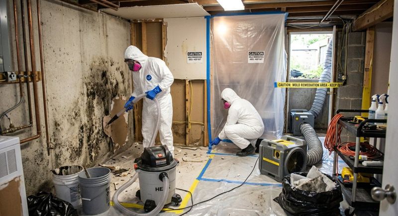 Basement Mold Remediation in Frisco, TX