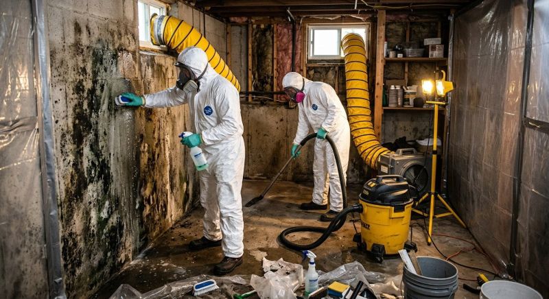 Basement Mold Removal in Frisco, TX
