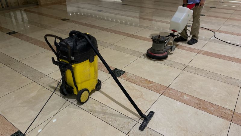 Commercial Floor Waxing