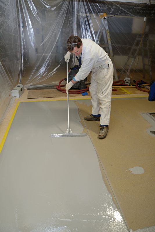 Floor Wax Application Process