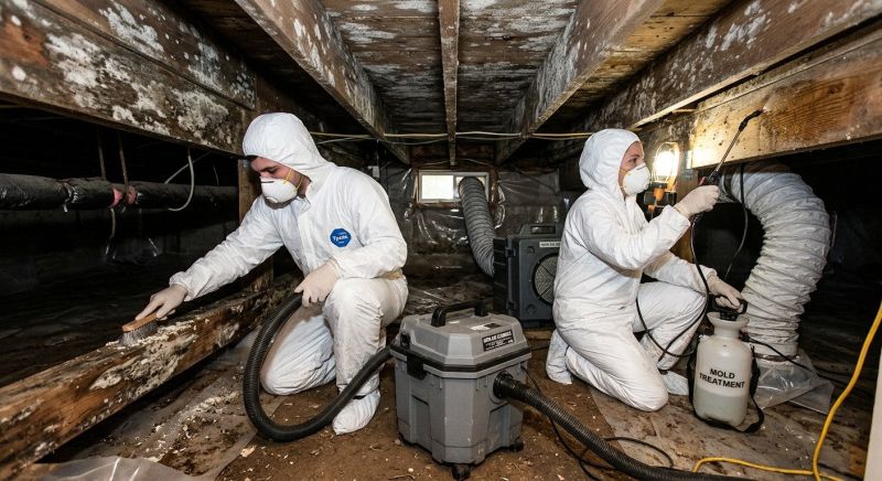 Crawl Space Mold Removal in Frisco, TX
